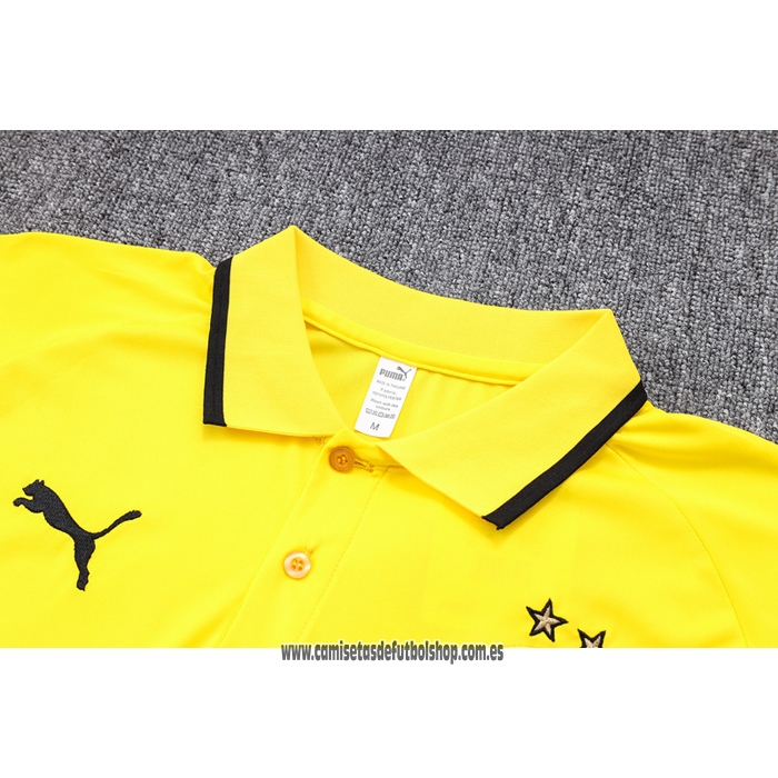 Camiseta Polo del Borussia Dortmund 23-24 Amarillo